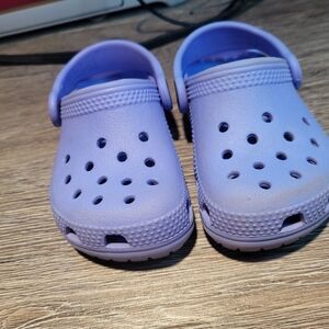 Crocs Purple Lilac Kids Clogs Size 6 Toddler